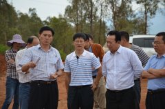 云南交通运输厅杨延任副厅长深入项目区调研