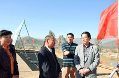 云南省政协领导一行莅临云南元谋项目调研